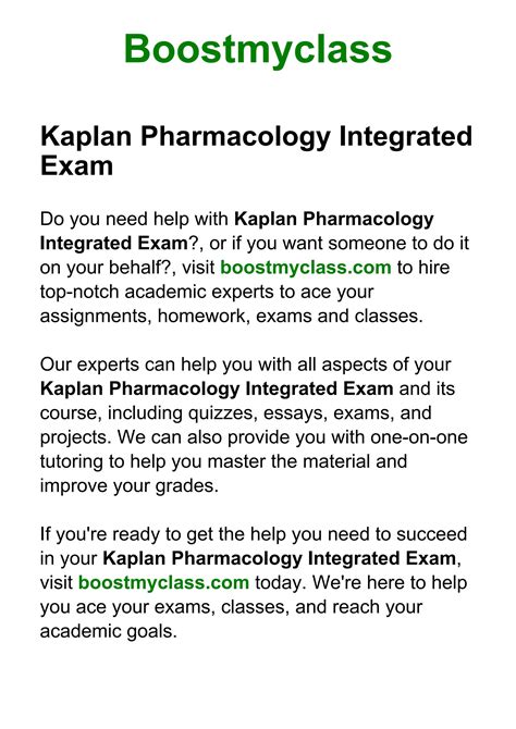 We additionally have enough money variant types and after that type of the books to browse. . Kaplan pharmacology integrated exam questions